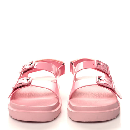 Gucci Rubber Mini Double G Womens Isla Dad Sandals 41 Wild Rose 2 of 8