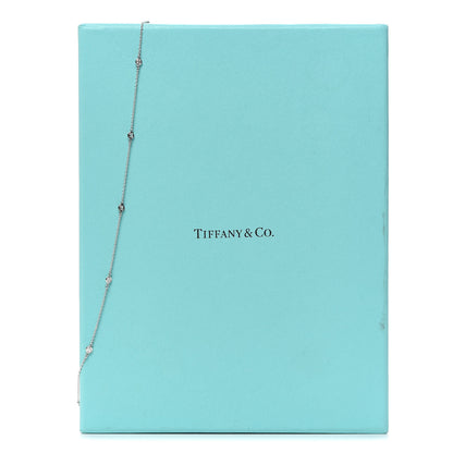 Tiffany Platinum Diamond .33ctw Elsa Peretti Diamonds by the Yard Station Necklace 5 of 5