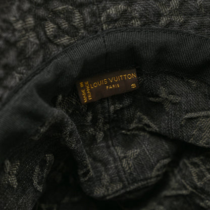 Louis Vuitton Monogram Denim Bucket Hat Black 7 of 7