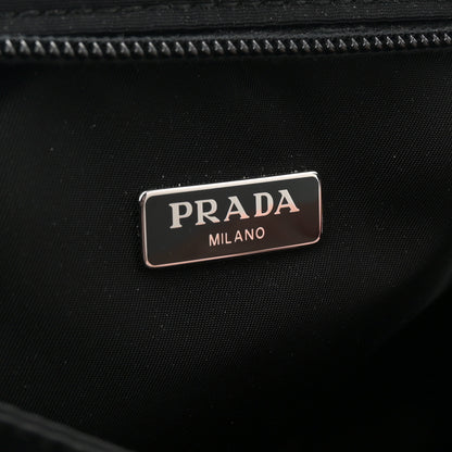 Prada Re-Nylon Saffiano Pet Bag Black 7 of 10