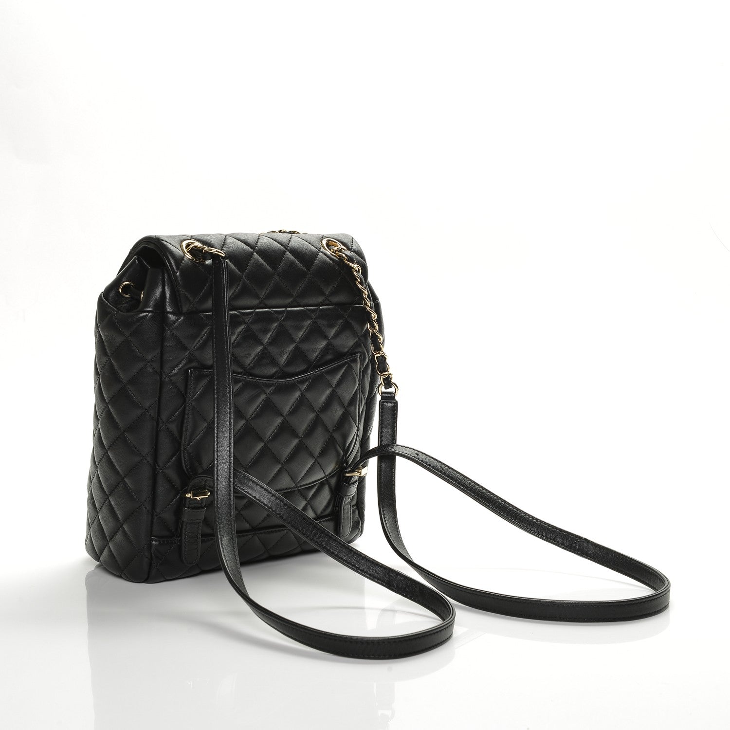 Chanel Lambskin Quilted Small Urban Spirit Backpack Black 3 of 7