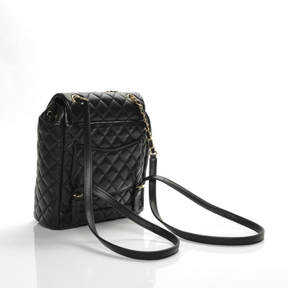Chanel Lambskin Quilted Small Urban Spirit Backpack Black 3 of 7