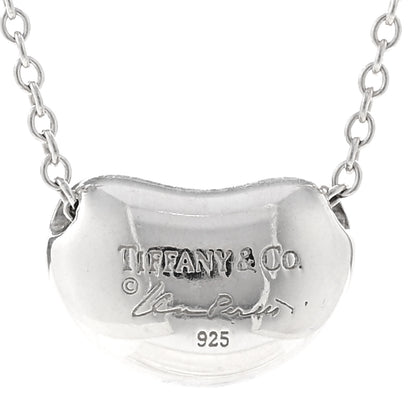 Tiffany Sterling Silver 11mm Elsa Peretti Bean Pendant Necklace 5 of 5