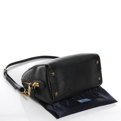 Prada Saffiano Lux Bowler Black 4 of 8