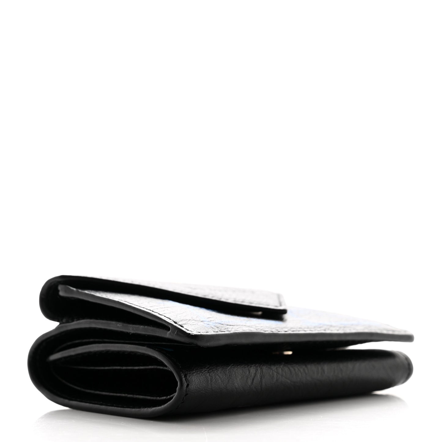 Agneau Graffiti Mini Papier Wallet Black Multicolor