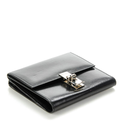 Gucci Calfskin French Flap Wallet Black 4 of 8
