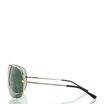 Saint Laurent Metal Aviator YSL2335 Sunglasses Green 3 of 7