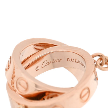 Cartier 18K Pink Gold Interlocking LOVE Bracelet 3 of 3