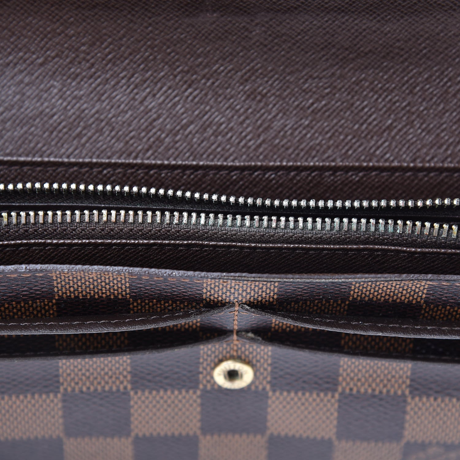 Louis Vuitton Damier Ebene Sarah Wallet 8 of 14