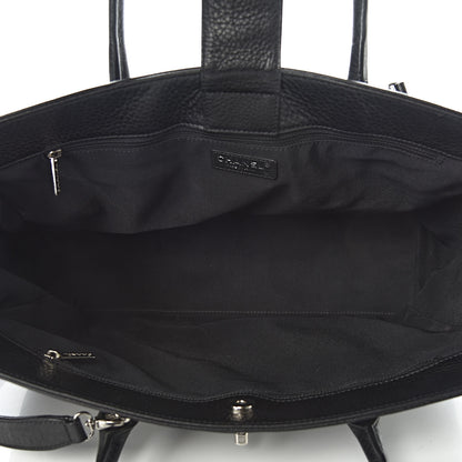 Chanel Calfskin Cerf Executive Shopper Tote Black 6 of 12