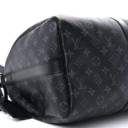 Louis Vuitton Monogram Eclipse Keepall Bandouliere 45 7 of 15