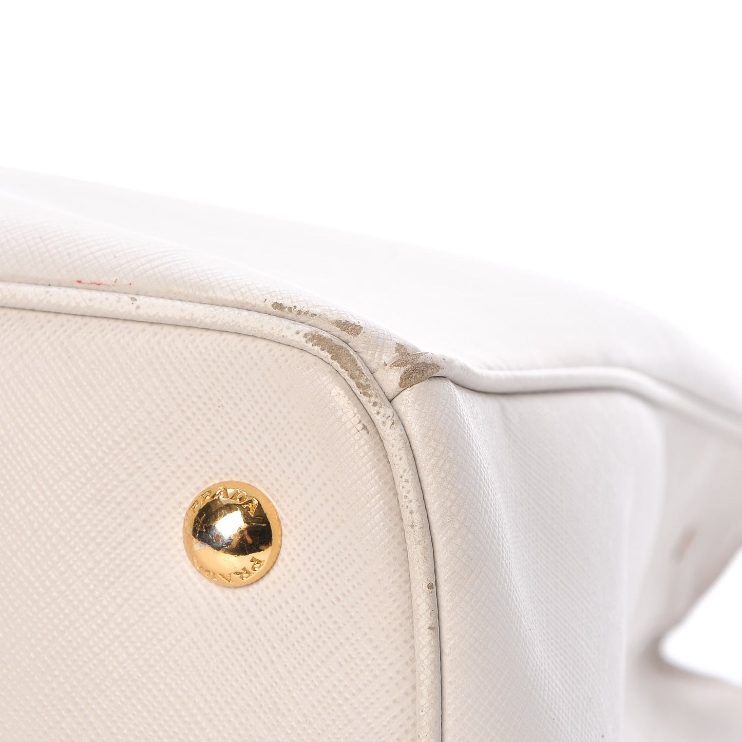 Saffiano Lux Medium Tote Talco