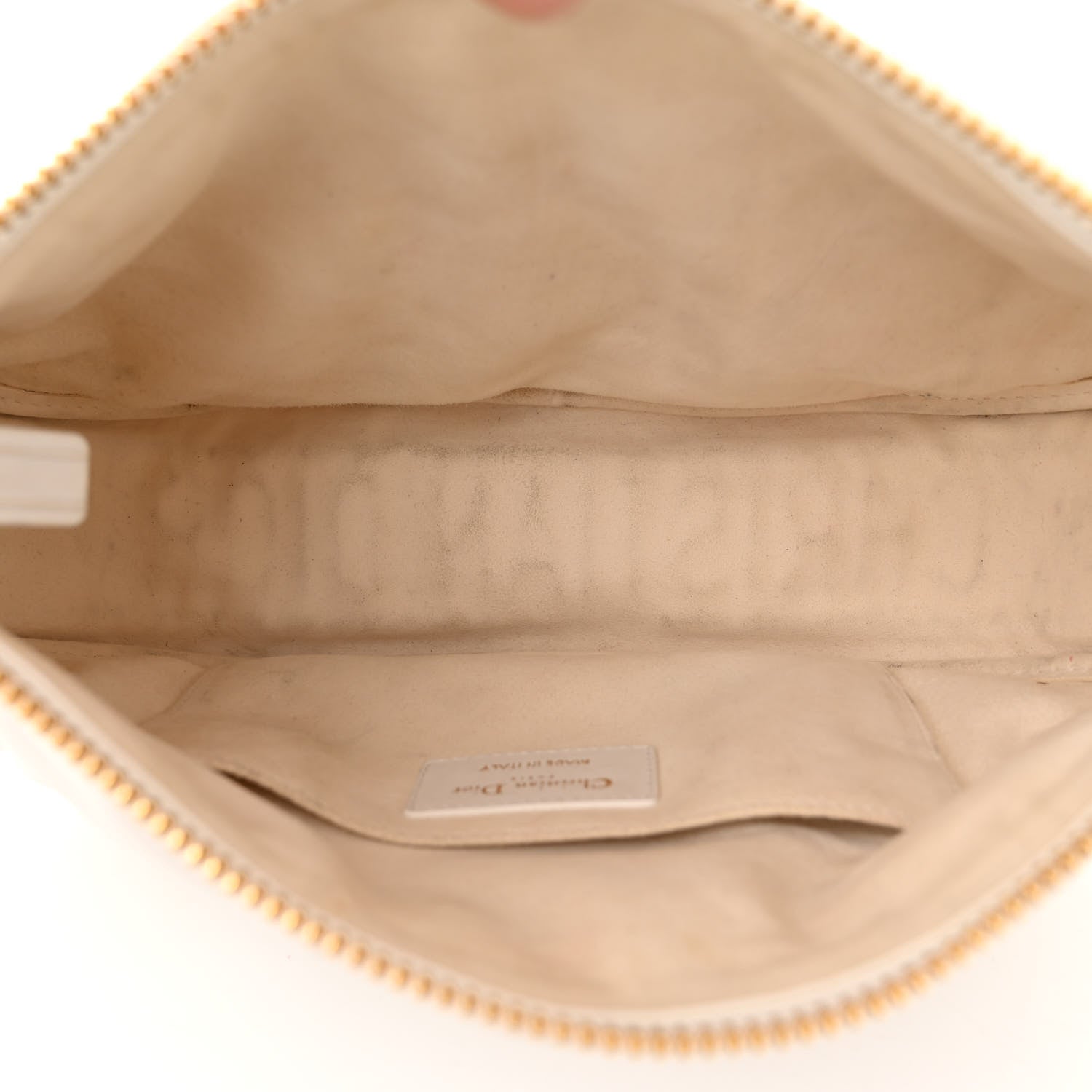 Christian Dior Lambskin Cannage Medium Dior Vibe Hobo Bag White 5 of 15