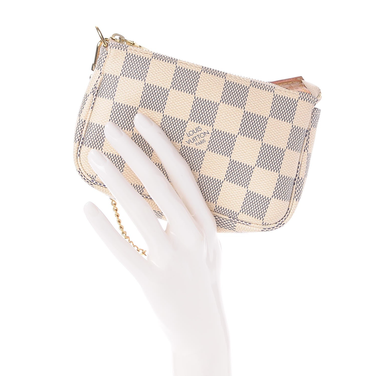 Louis Vuitton Damier Azur Mini Pochette Accessories 2 of 8