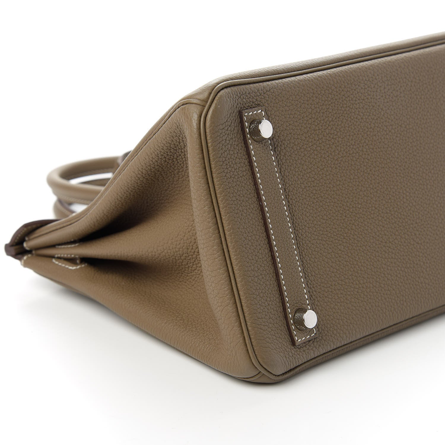 Hermes Taurillon Maurice Birkin 30 Etoupe 6 of 11