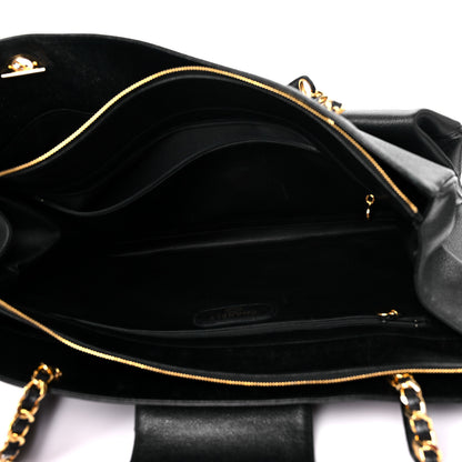 Chanel Caviar XL Weekender Bag Black 5 of 17