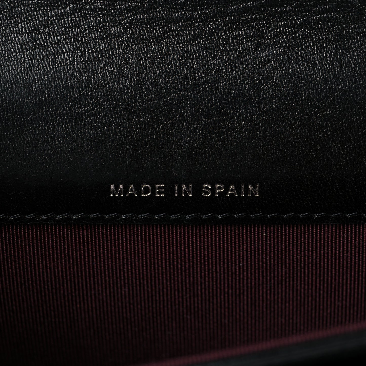 Lambskin Quilted Flap Card Holder Wallet Black