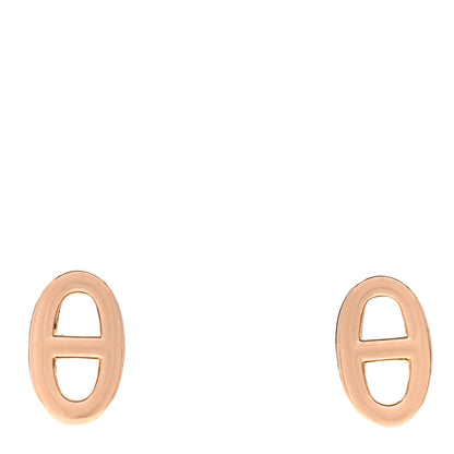Hermes 18K Rose Gold TPM Farandole Stud Earrings 1 of 5