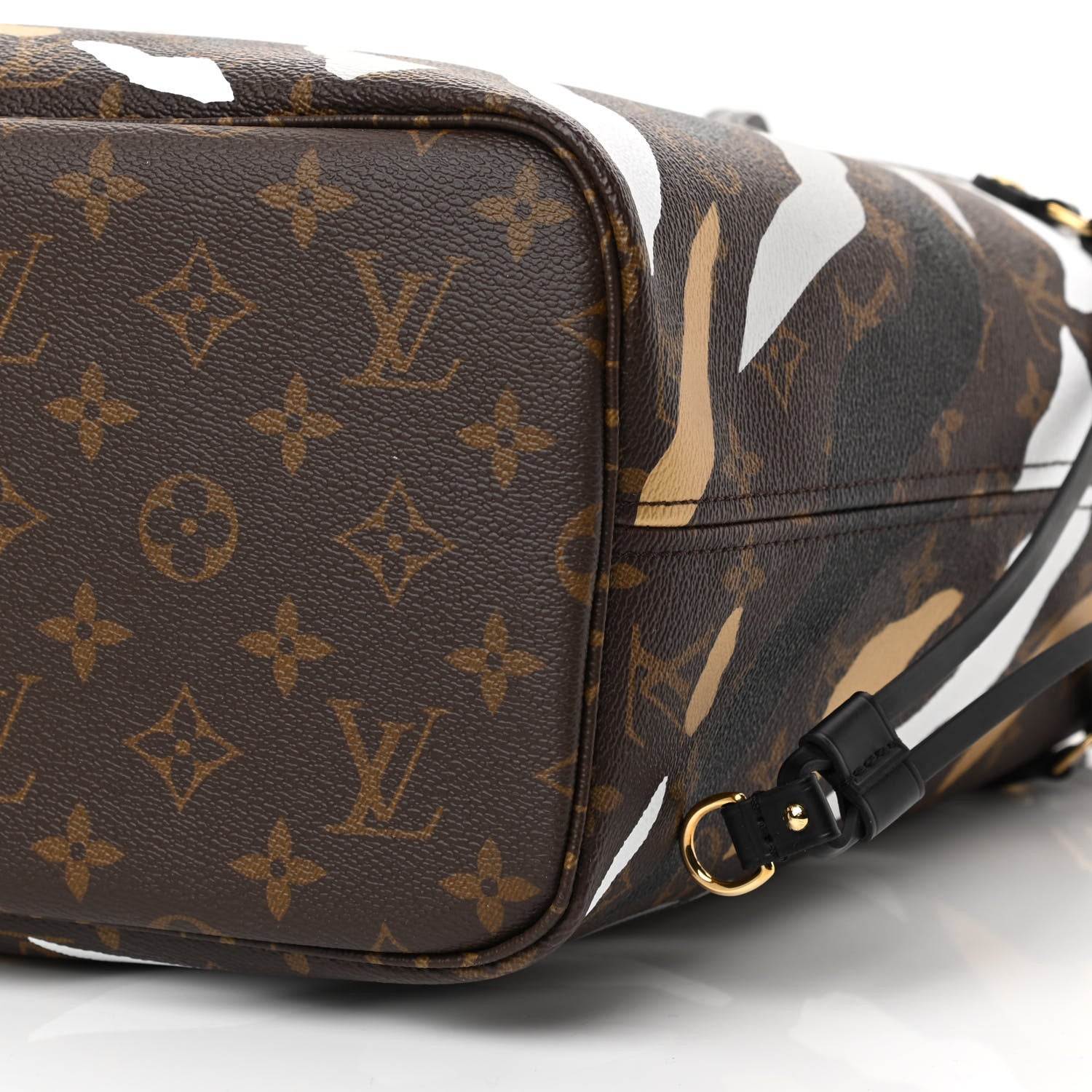 Louis Vuitton X LOL Monogram Neverfull MM Gold Silver 18 of 21