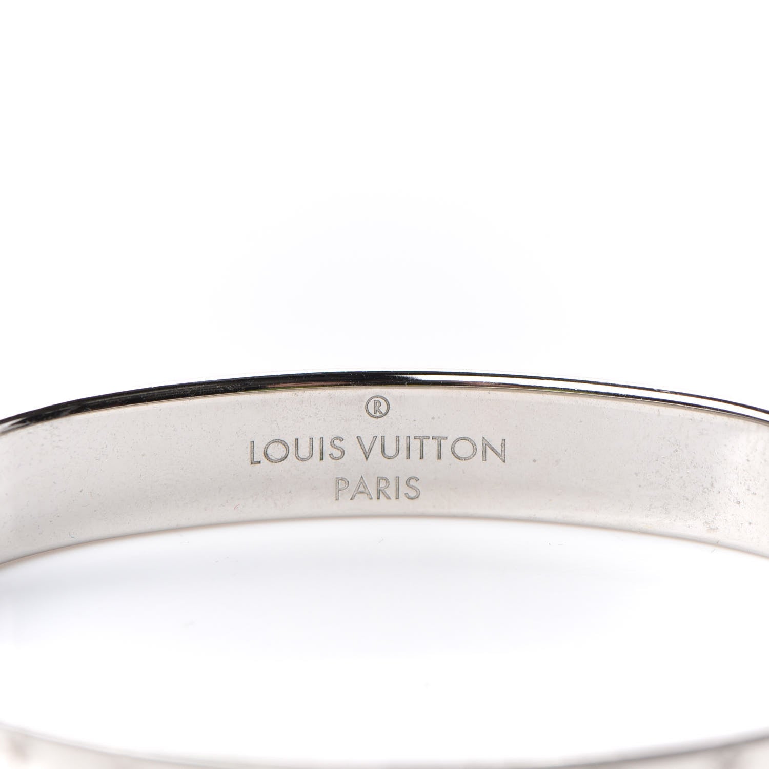 Louis Vuitton Palladium Monogram Nanogram Cuff M 4 of 7