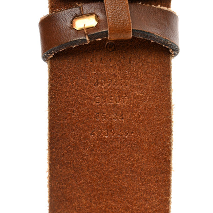 Gucci Faded Calfskin Double G 40mm Belt 85 34 Cuir 3 of 5