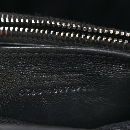 Saint Laurent Calfskin Y Quilted Monogram Small Loulou Chain Satchel Black 7 of 12