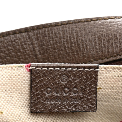 Gucci GG Supreme Monogram Web Neo Vintage Shoulder Bag Beige New Acero Crop 6 of 12