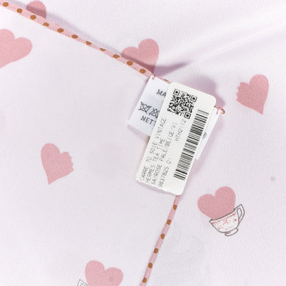 Hermes Silk Hermes Tea Time Scarf 70 Rose Pale Beige 6 of 6