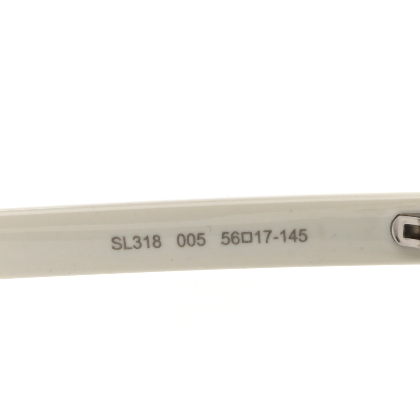SL 318 Signature Sunglasses White