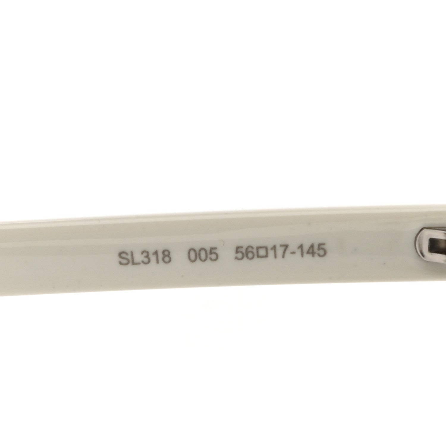 Saint Laurent SL 318 Signature Sunglasses White 6 of 7