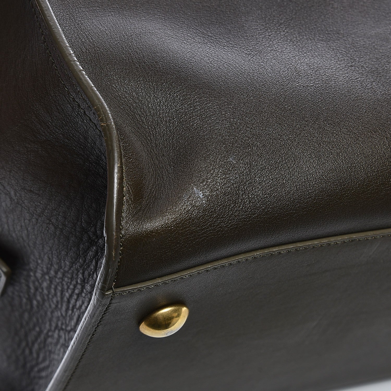 Saint Laurent Calfskin Medium Classic Y Cabas Earth 11 of 13