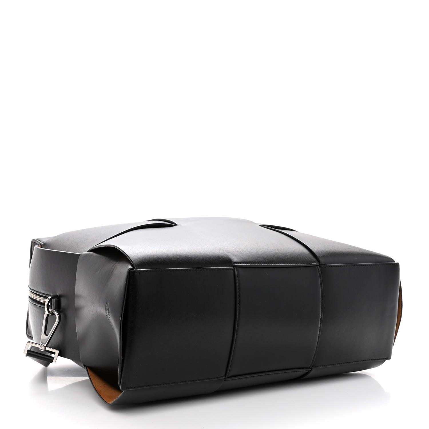 Bottega Veneta Calfskin Maxi Intrecciato Arco Briefcase Black 4 of 9