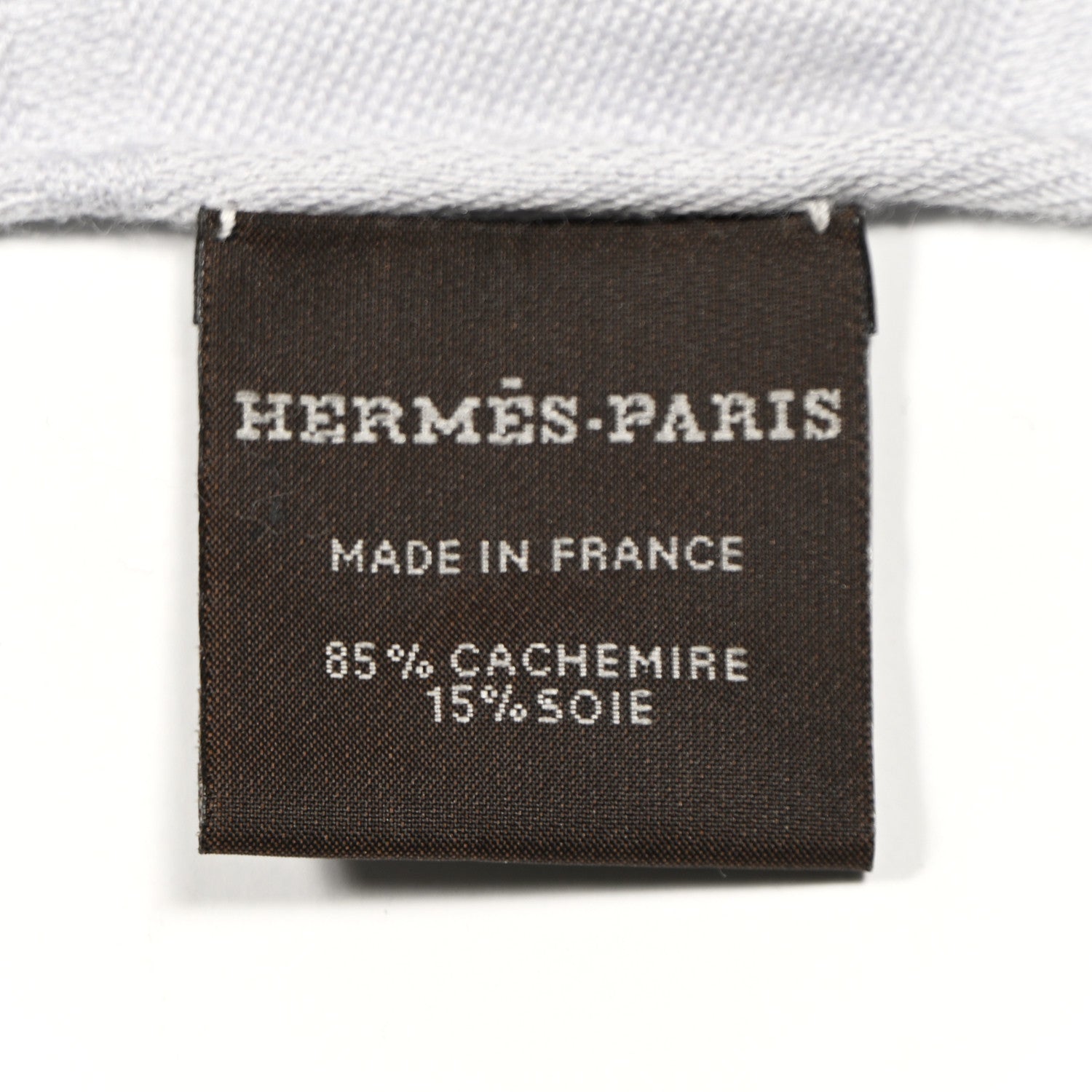 Hermes Cashmere Silk New Libris Confettis D'Ex Libris Stole Gris Nuage 3 of 3