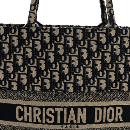 Christian Dior Oblique Large Book Tote Blue Multicolor 8 of 12