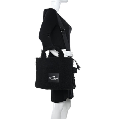 Marc Jacobs Polyester Cotton The Teddy Traveler Tote Bag Black 2 of 11