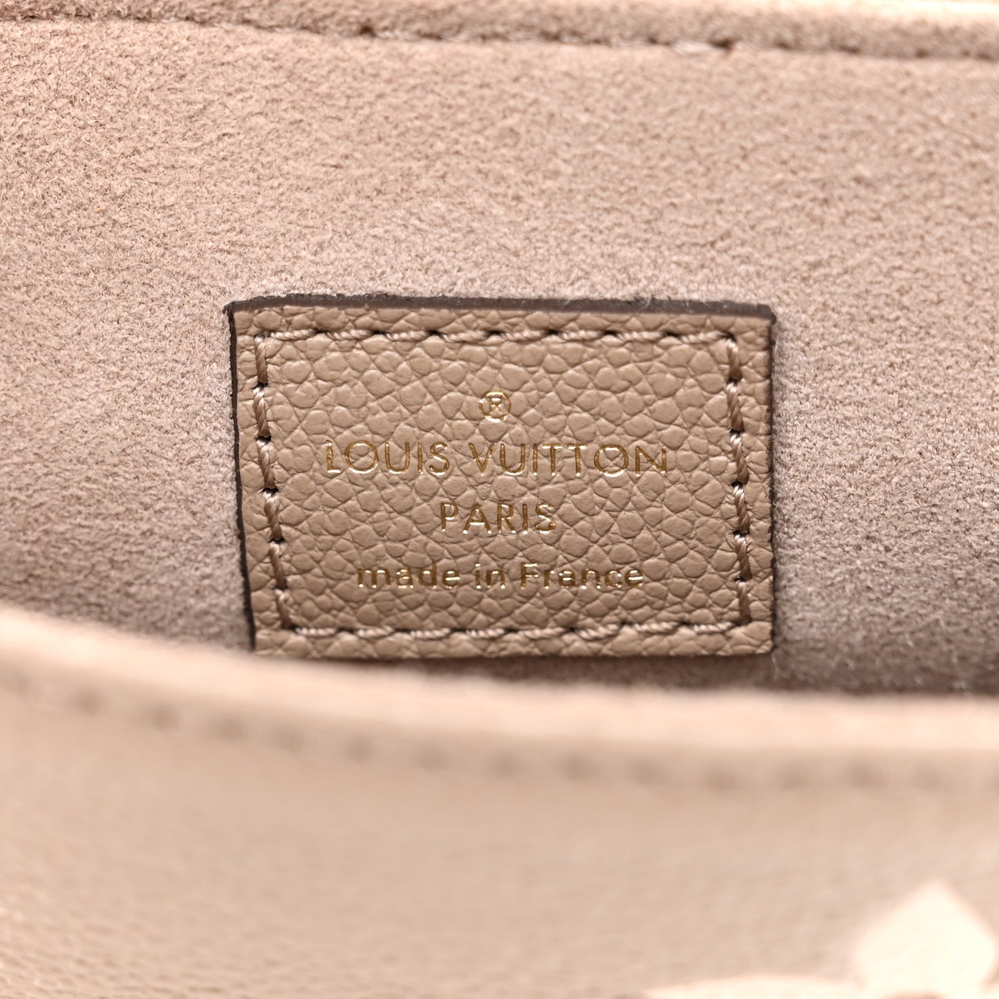 Empreinte Monogram Giant Tiny Backpack Tourterelle Cream