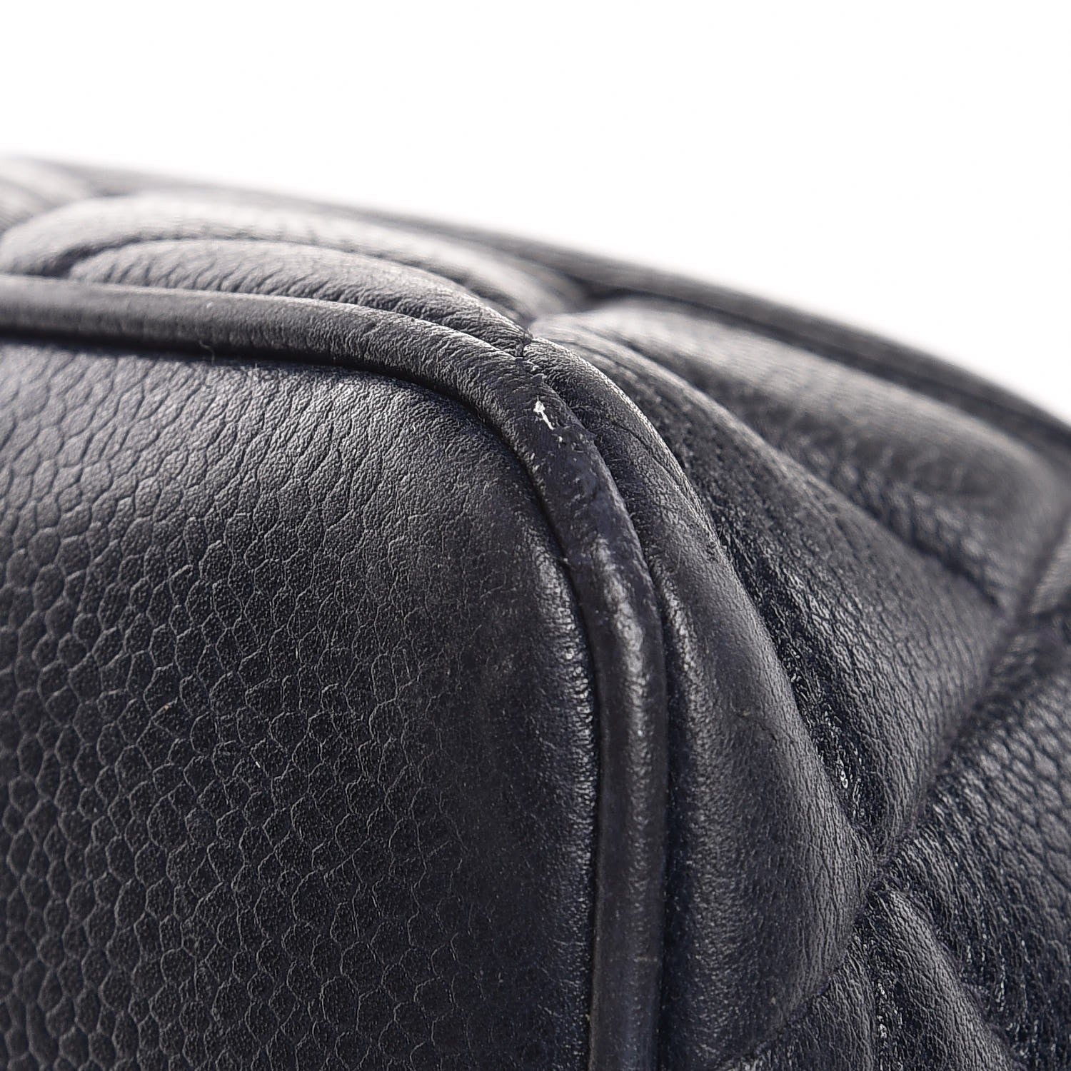 Chanel Caviar Quilted Medallion Tote Navy 15 of 22