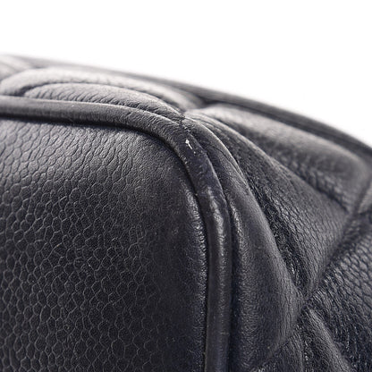 Chanel Caviar Quilted Medallion Tote Navy 15 of 22