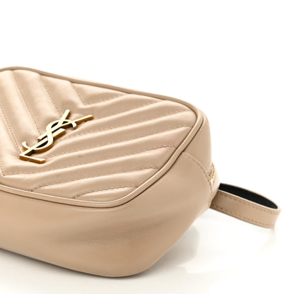 Saint Laurent Calfskin Matelasse Monogram Lou Belt Bag Dark Beige 10 of 12
