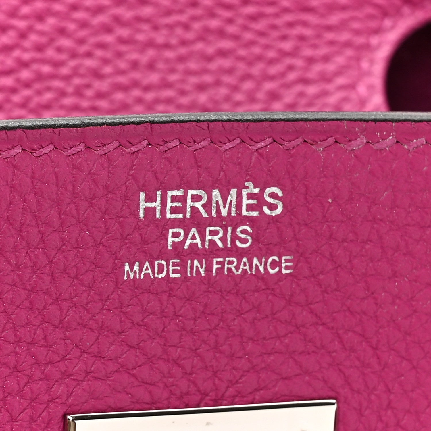 Hermes Togo BIRKIN 30 Rose Pourpre 7 of 10
