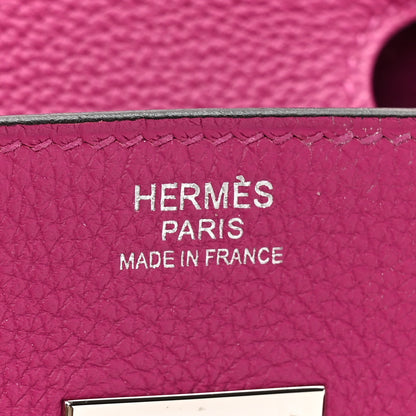 Hermes Togo BIRKIN 30 Rose Pourpre 7 of 10