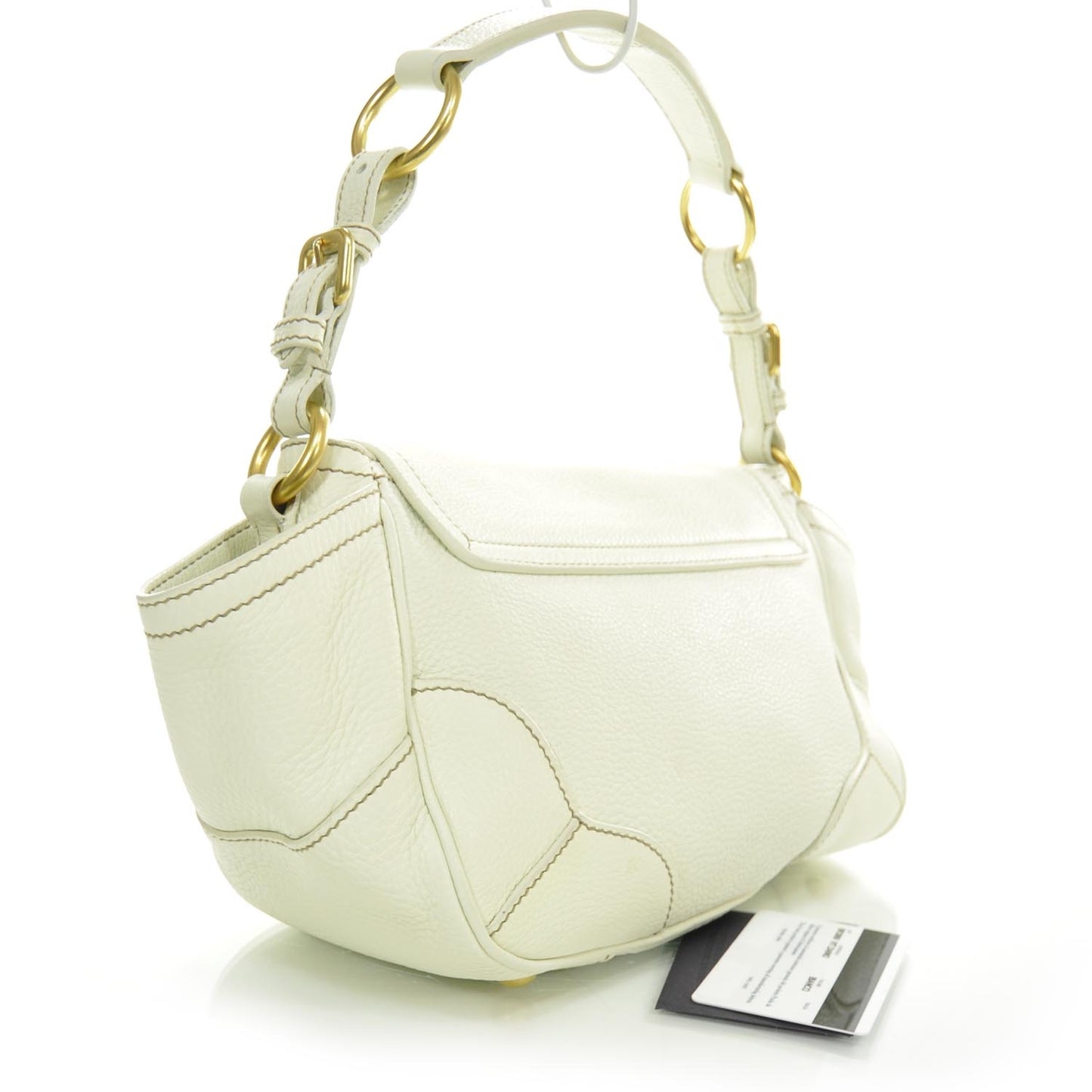 Vitello Daino Pushlock Flap Shoulder Bag