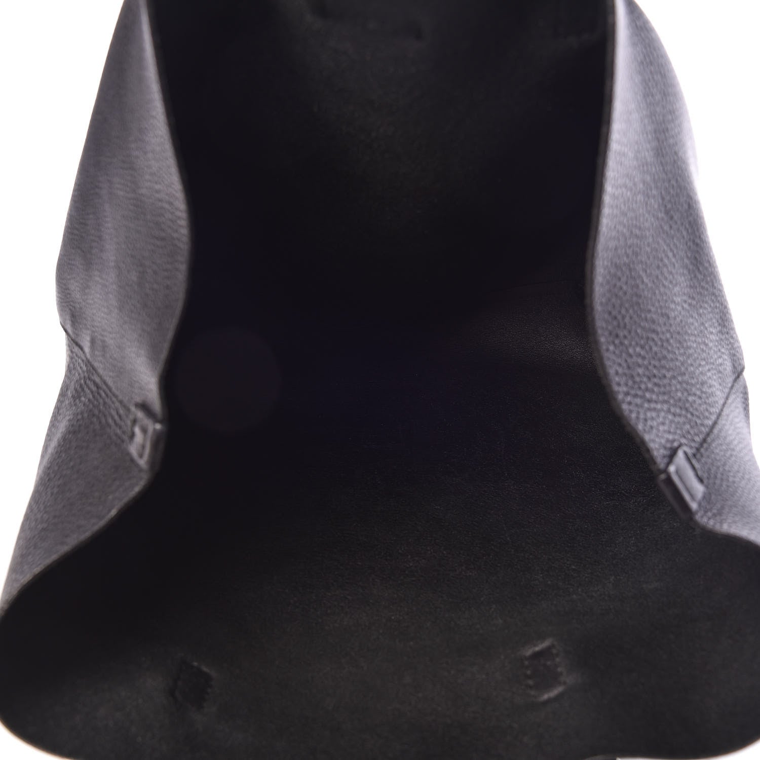 Gucci Pebbled Calfskin Large Tote Black 5 of 11