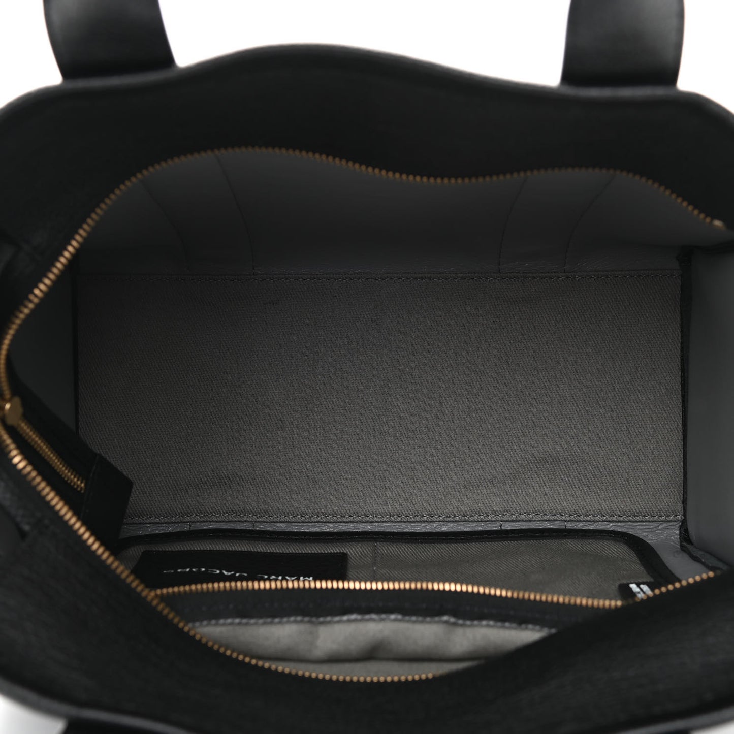 Grained Calfskin Medium The Tote Bag Black