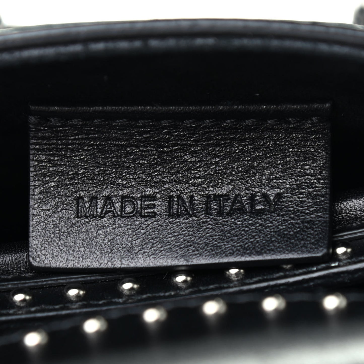 Calfskin Studded Mini Heroine Shoulder Bag Black