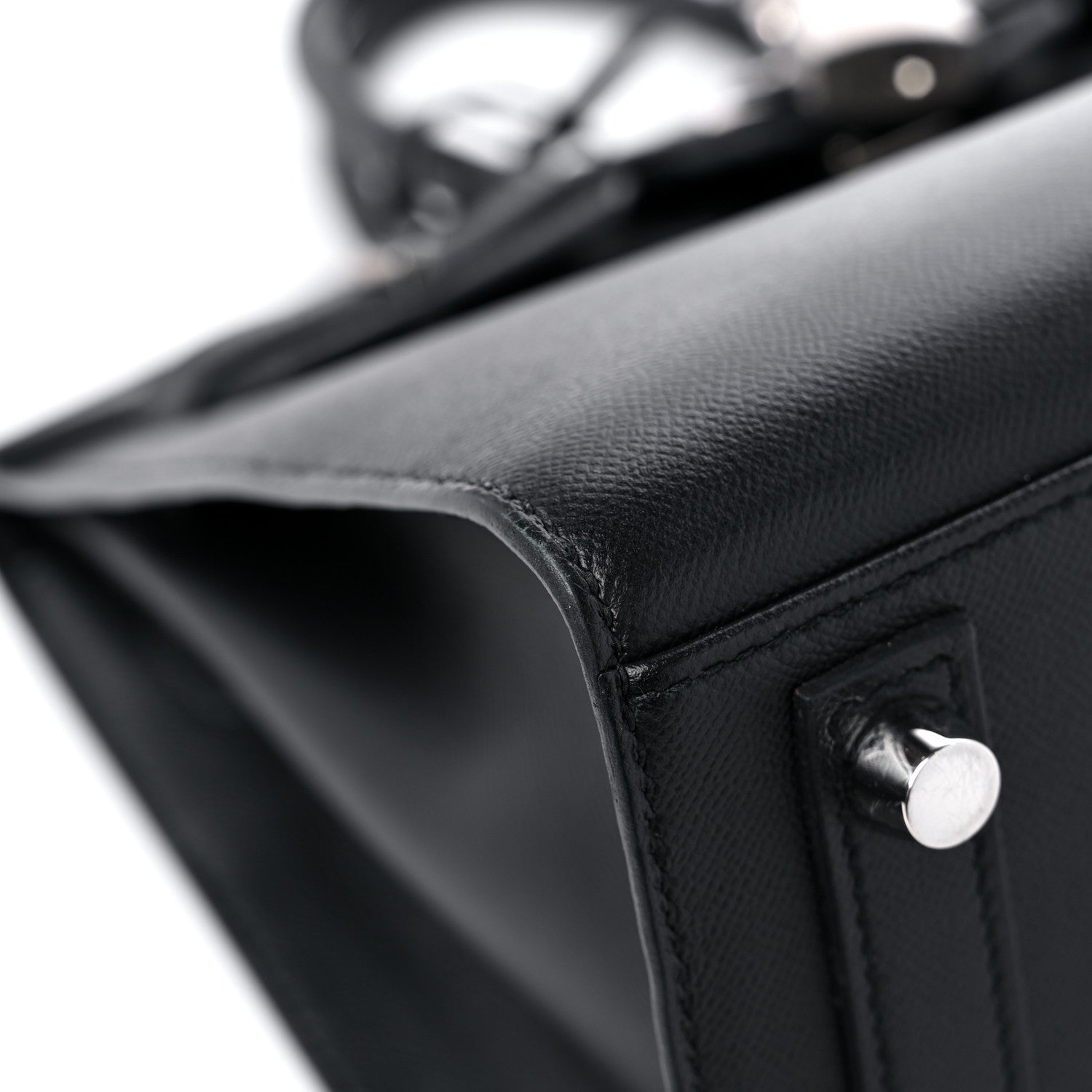 Hermes Madame Calfskin Birkin Sellier 25 Black 8 of 13