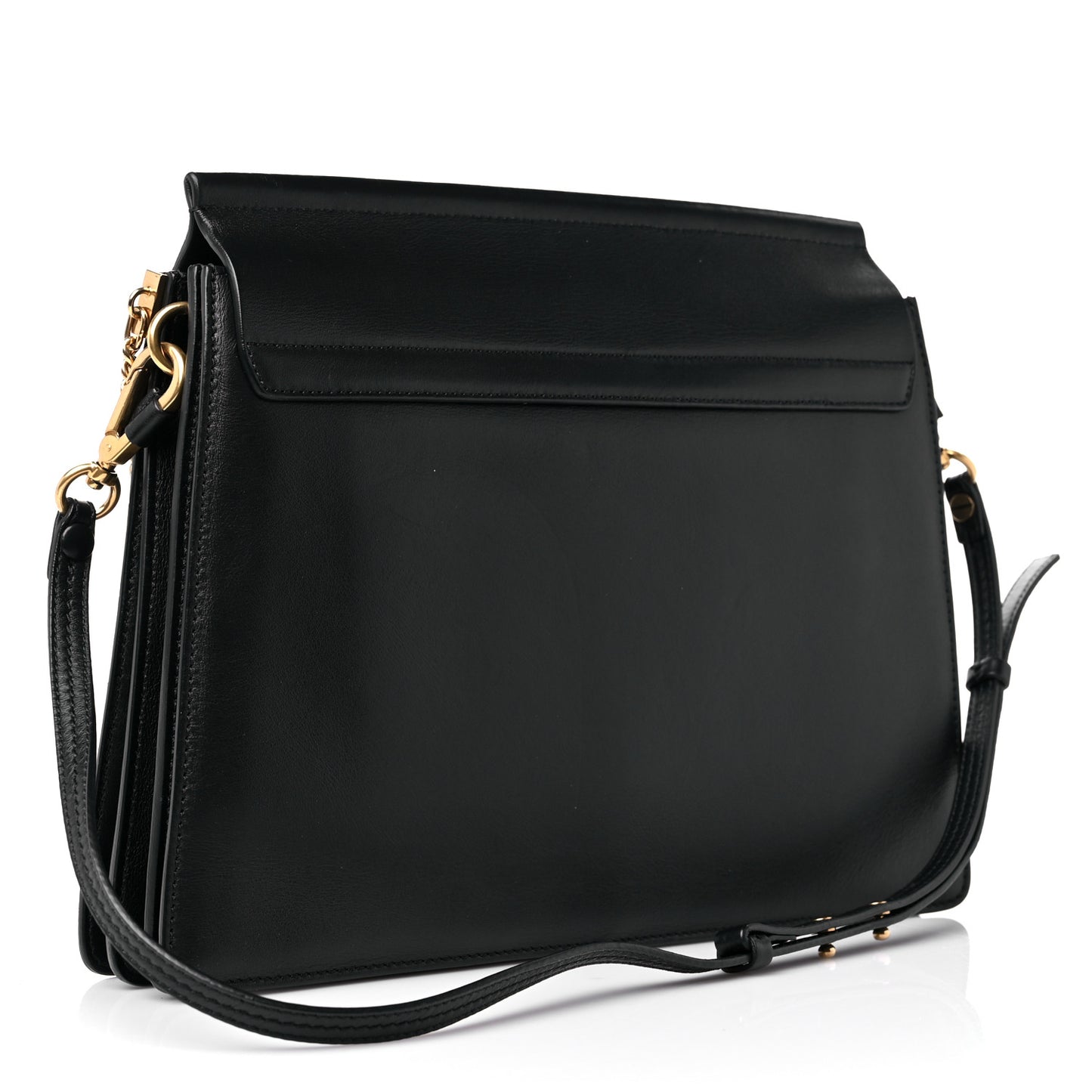 Suede Wonder Woman Patchwork Medium Faye Shoulder Bag Black
