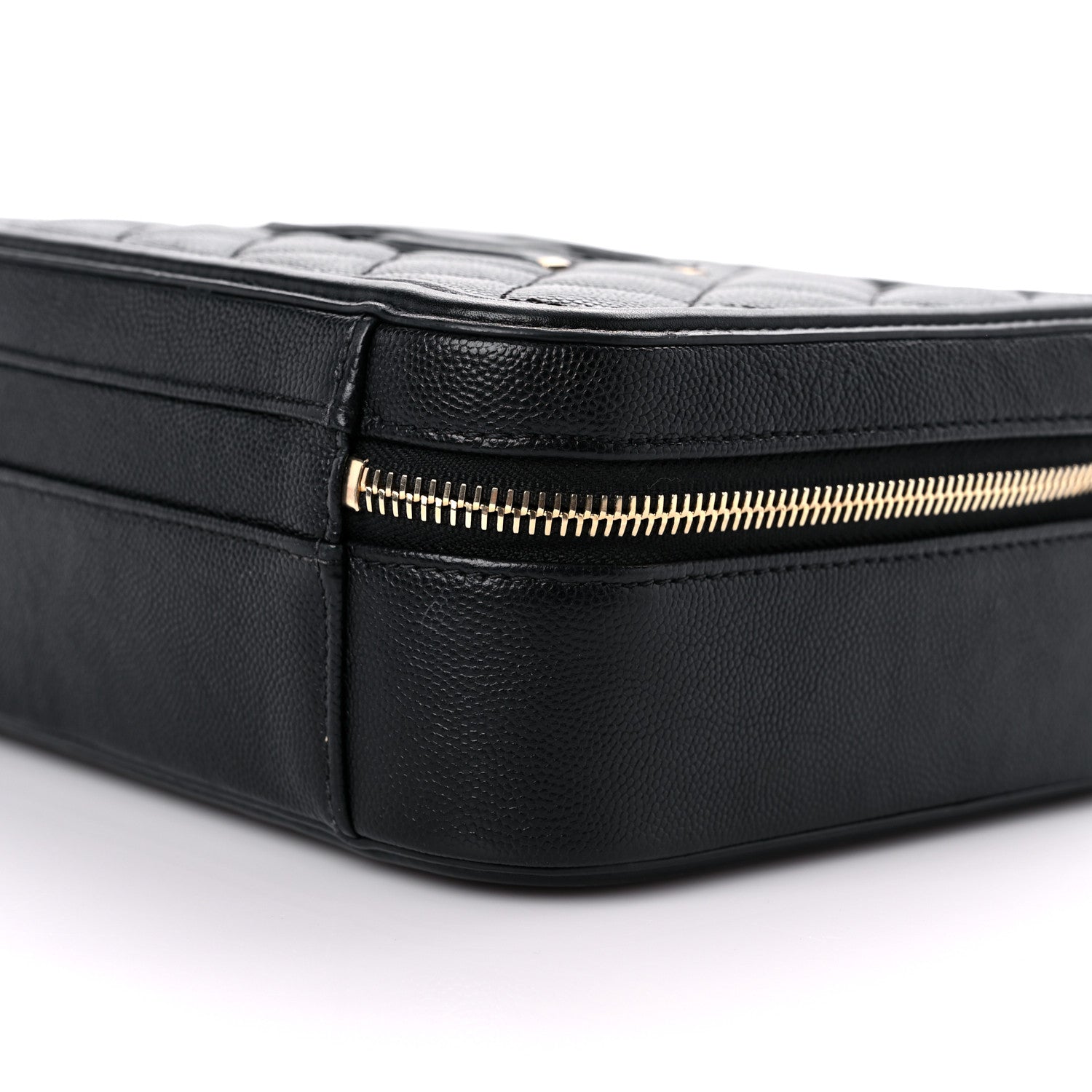 Chanel Caviar Quilted Medium CC Filigree Vanity Case Black 9 of 14