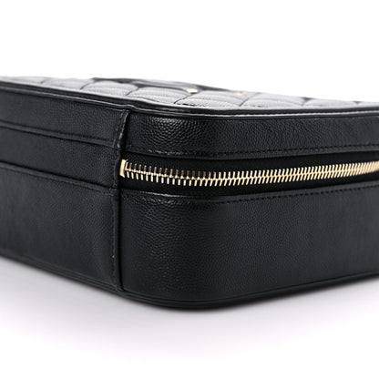 Chanel Caviar Quilted Medium CC Filigree Vanity Case Black 9 of 14