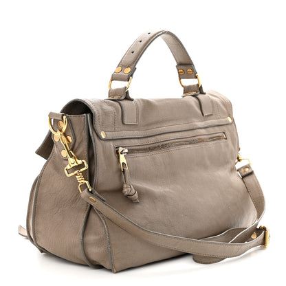 Proenza Schouler Lambskin PS1 Medium Satchel Smoke 3 of 17